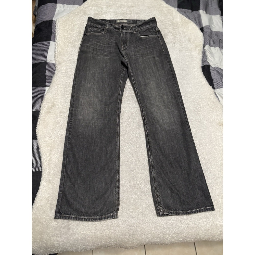 BKE Justin Men's Black Bootcut Denim Jeans Size 32R Pants 32x32